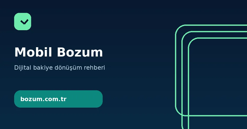 Bozum.com.tr mobil bozum bilgilendirme görseli